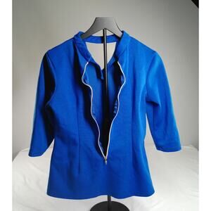 Jaanuu Zip Top Blue Women’s M